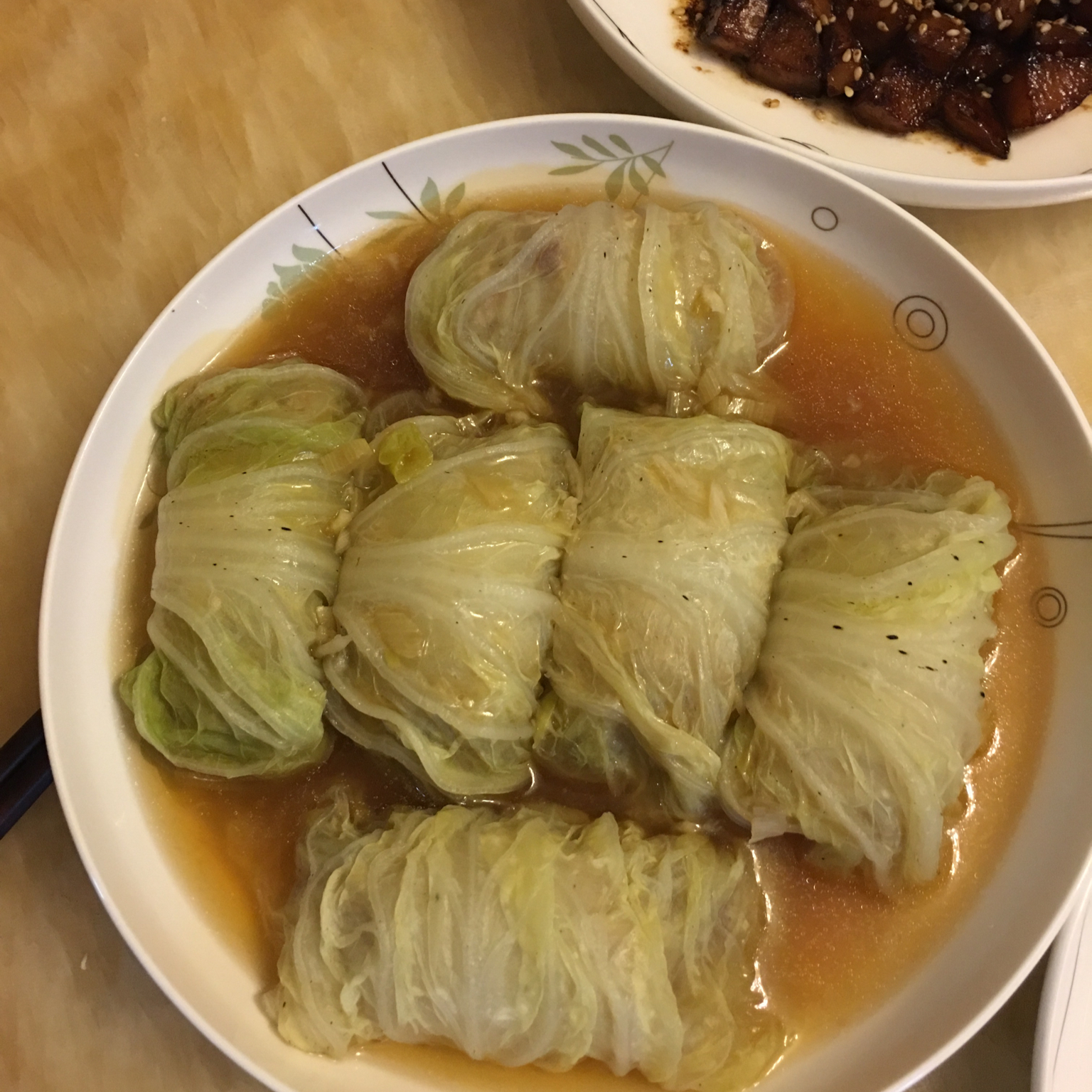 肉酿白菜卷