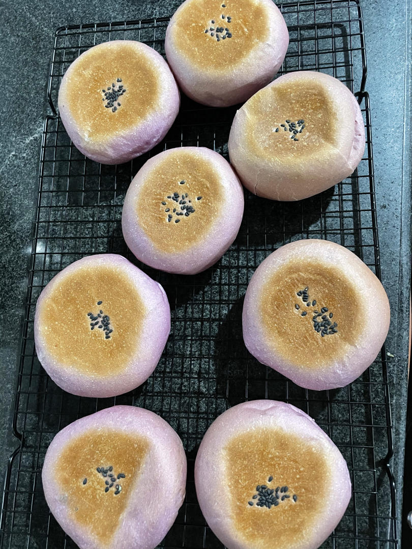 日式紫薯紫糯米包
