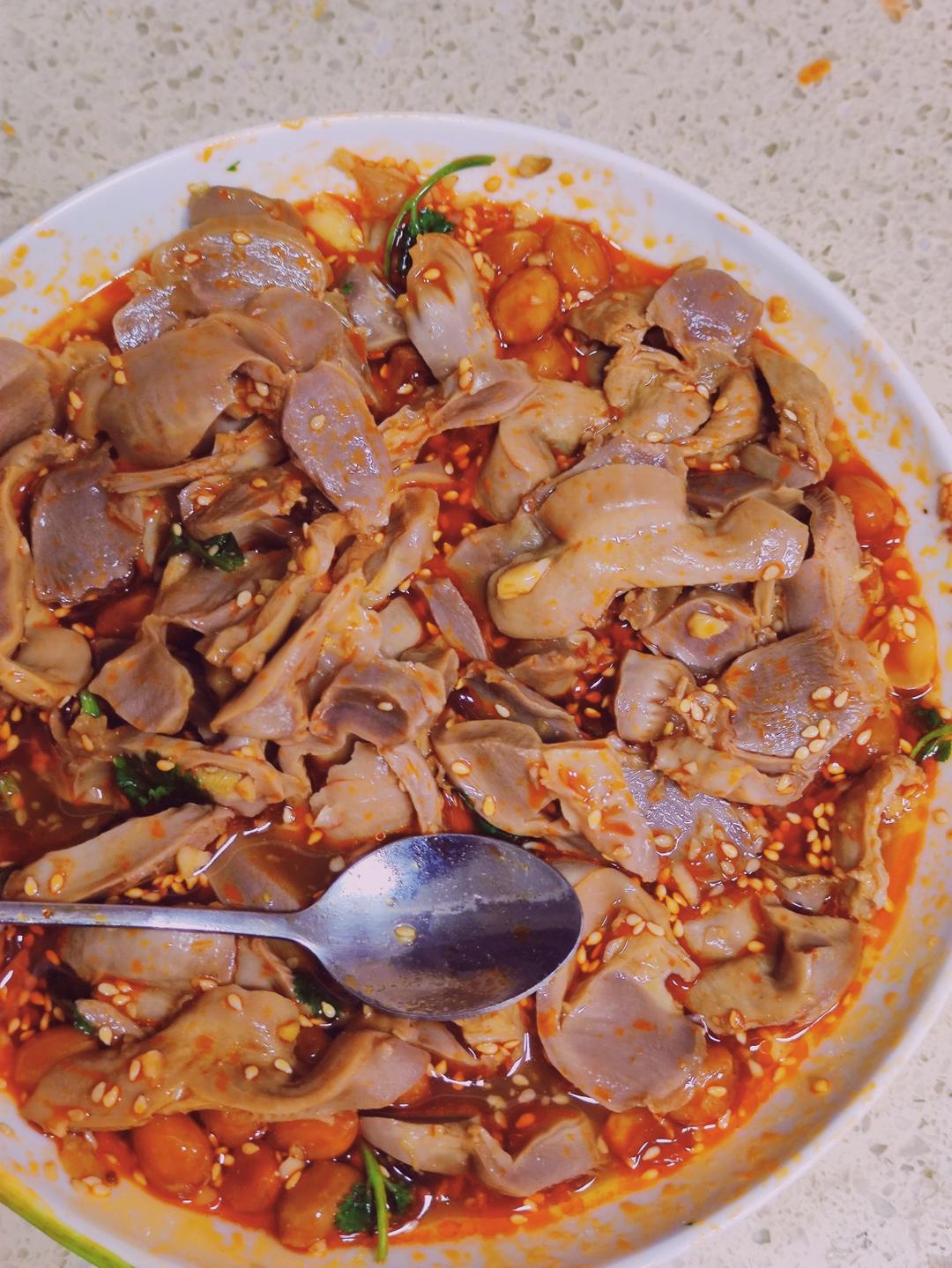 三碗米饭还不够❗️酸辣过瘾的凉拌鸡胗