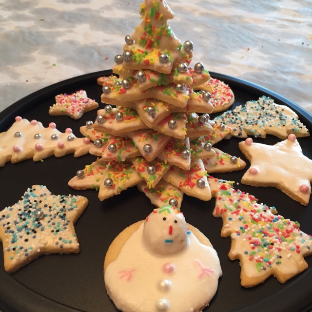 圣诞树饼干