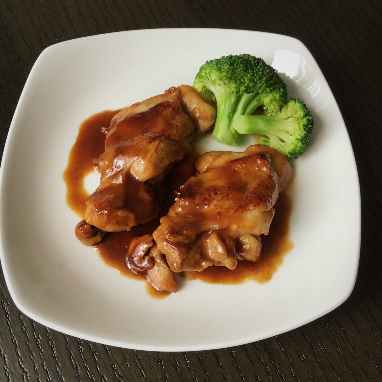 p伦_黑黑嘿嘿做的日式照烧鸡腿