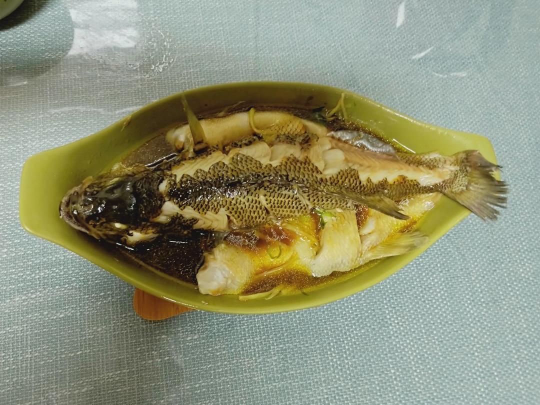 孙鹤4yo6做的超入味清蒸鱼清蒸鲈鱼桂花鱼家常独创