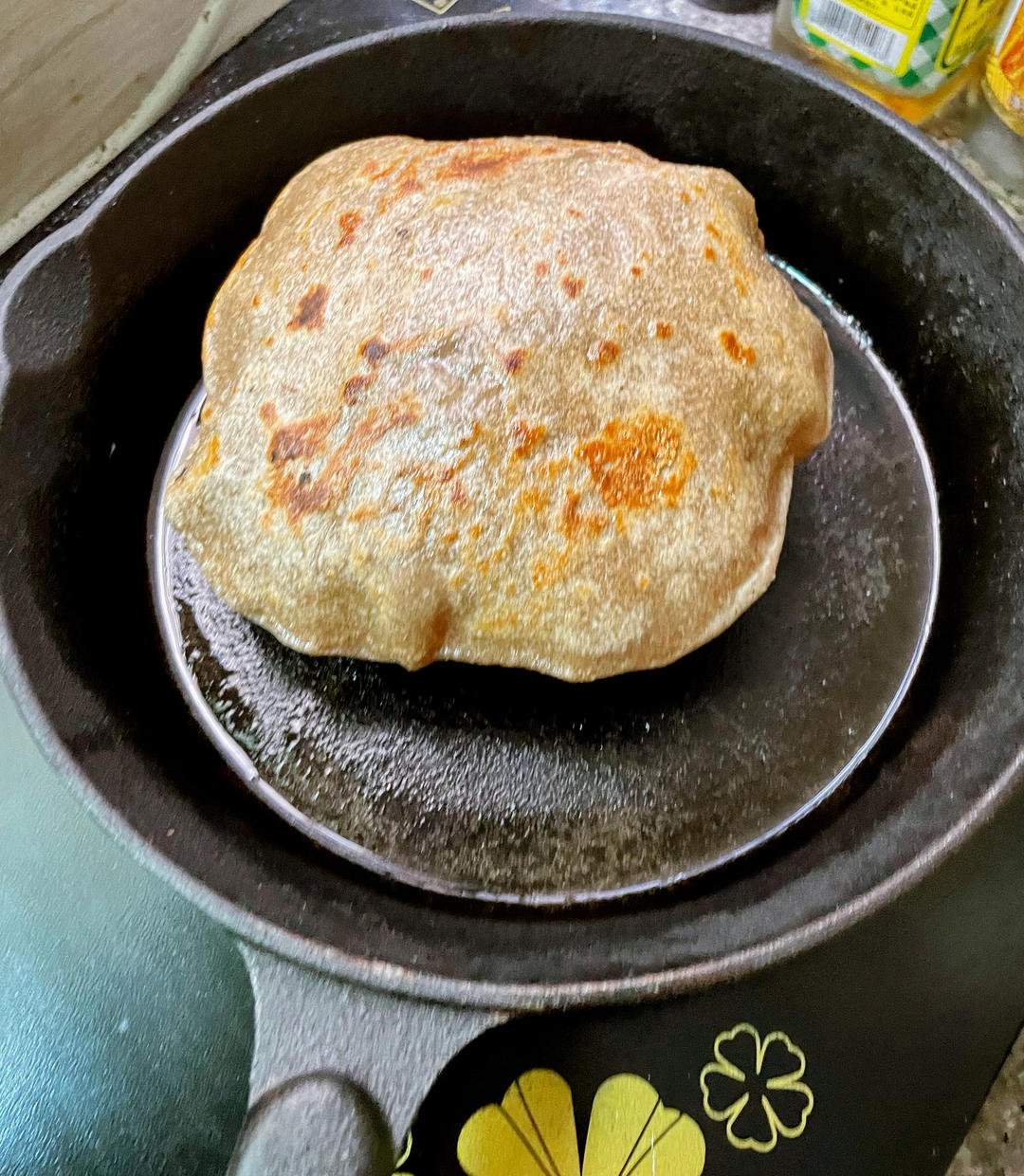 张张都鼓大泡的鸡蛋灌饼这样做不鼓大泡都难