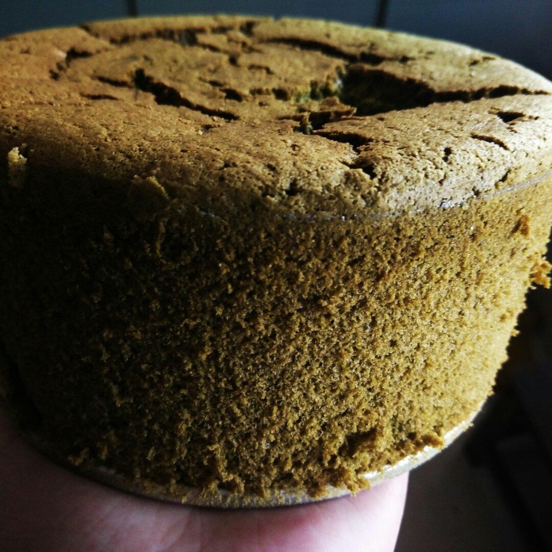 六寸抹茶戚风蛋糕