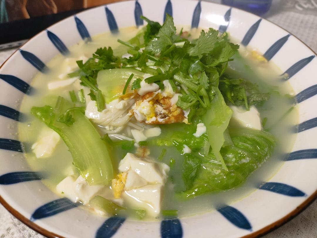 白菜豆腐汤~减脂汤