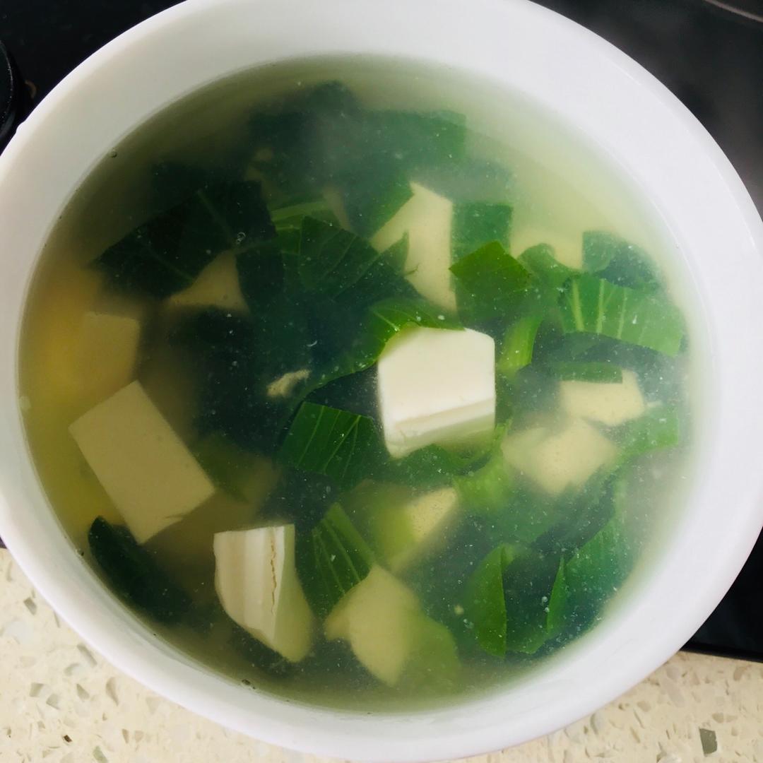青菜豆腐汤