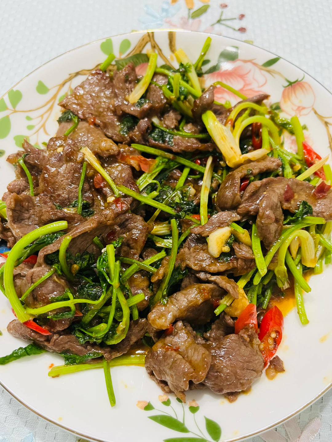 香菜炒牛肉🔥（附鲜香巨嫩妙招）