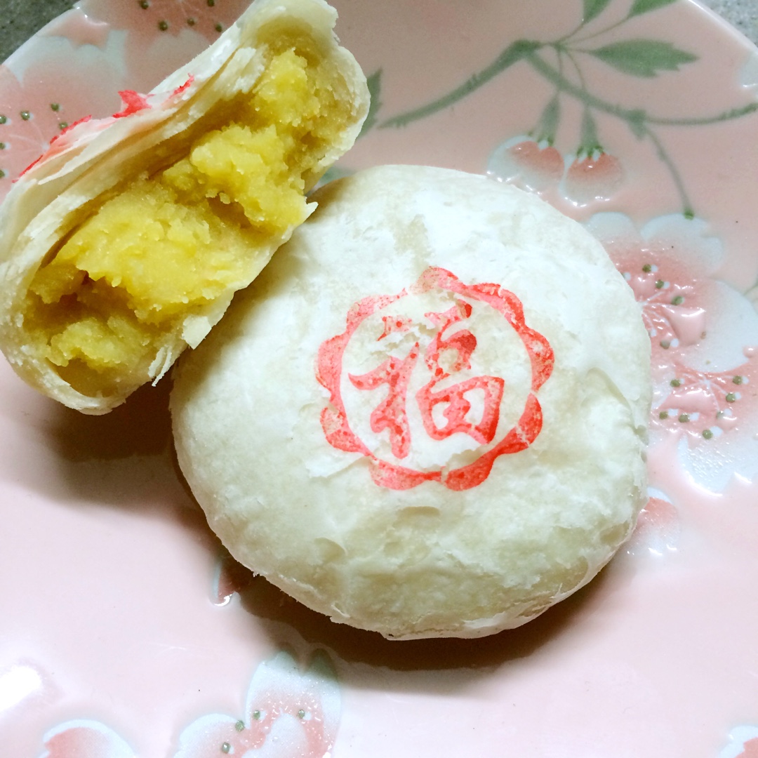 酥皮绿豆饼   酥得掉渣渣