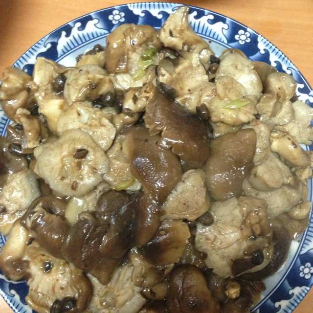 素炒香菇