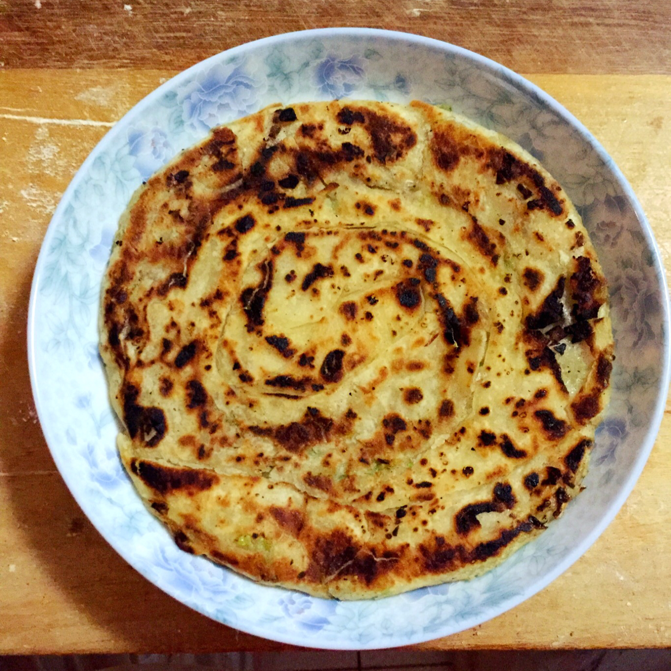 自制葱油饼