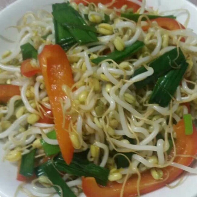 炒豆芽