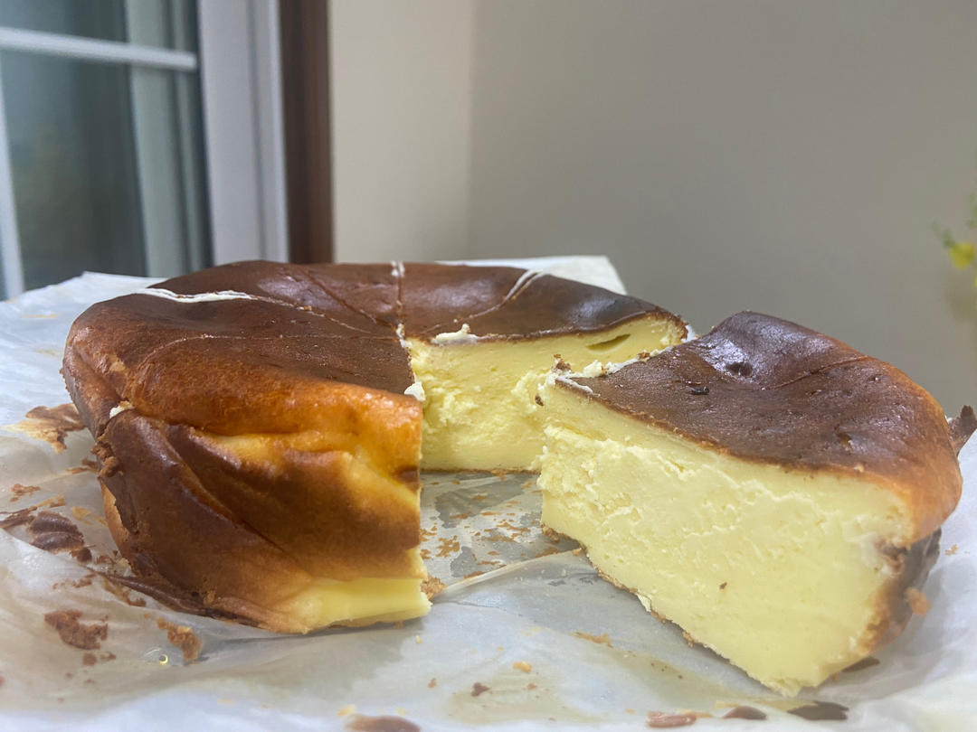 巴斯克芝士蛋糕『最简单的蛋糕』零失败🔥芝士控