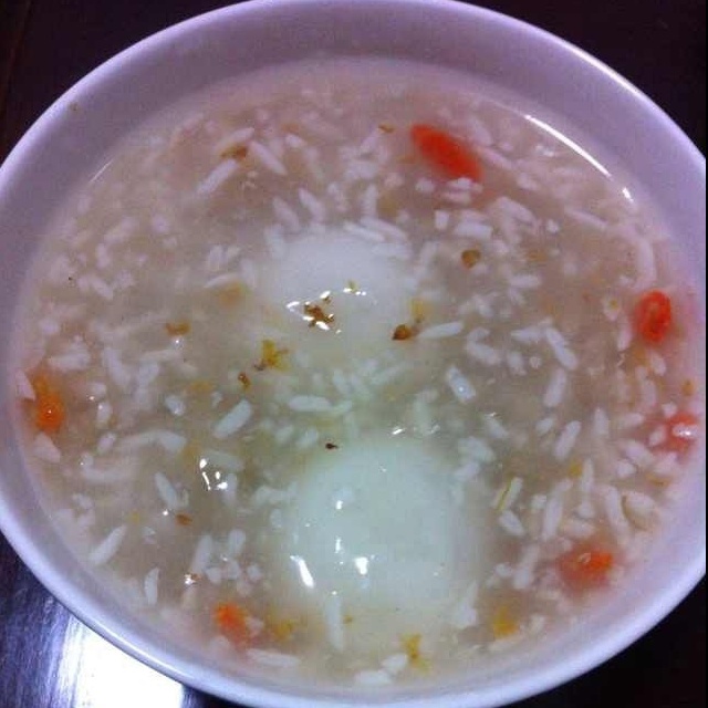 桂花酒酿小圆子