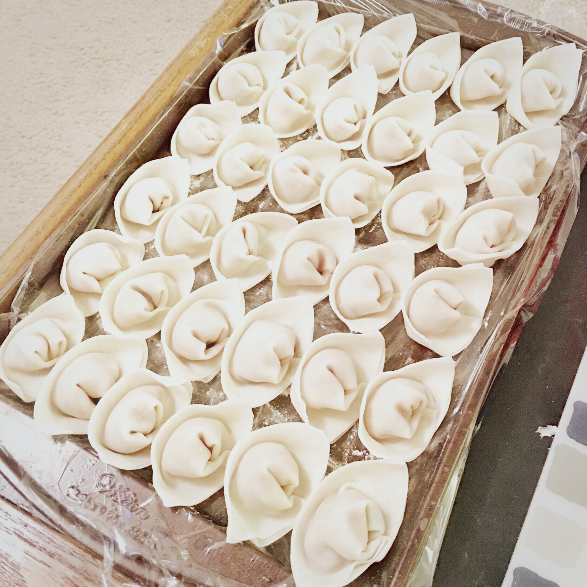 云吞的制作步骤（元宝）