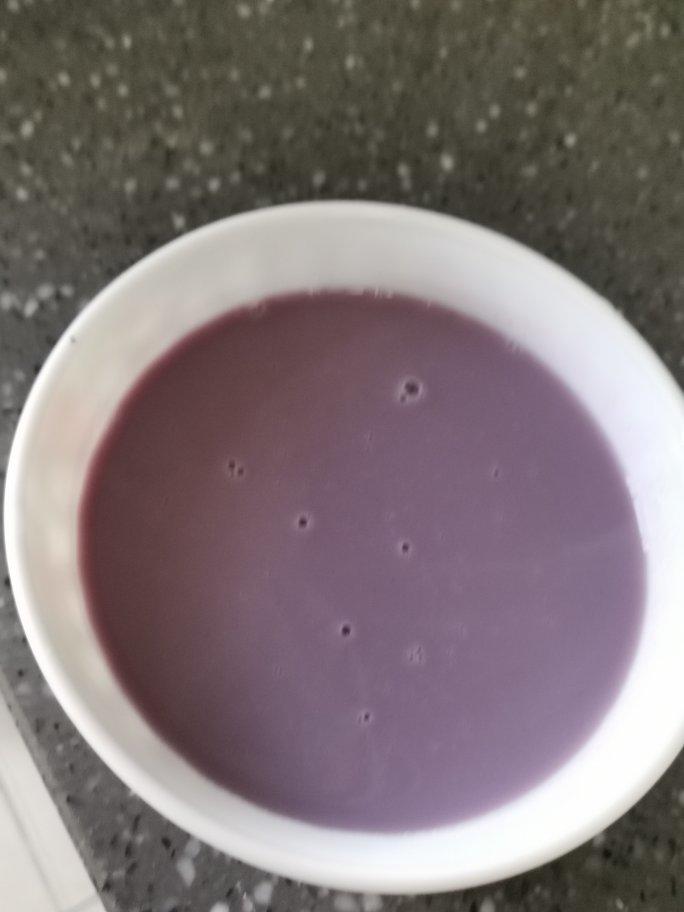 破壁机食谱  紫薯燕麦豆奶