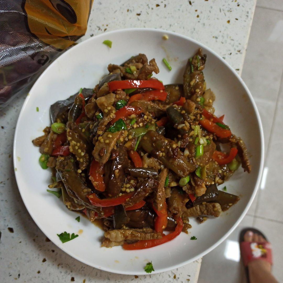 下饭神菜 酱爆茄子