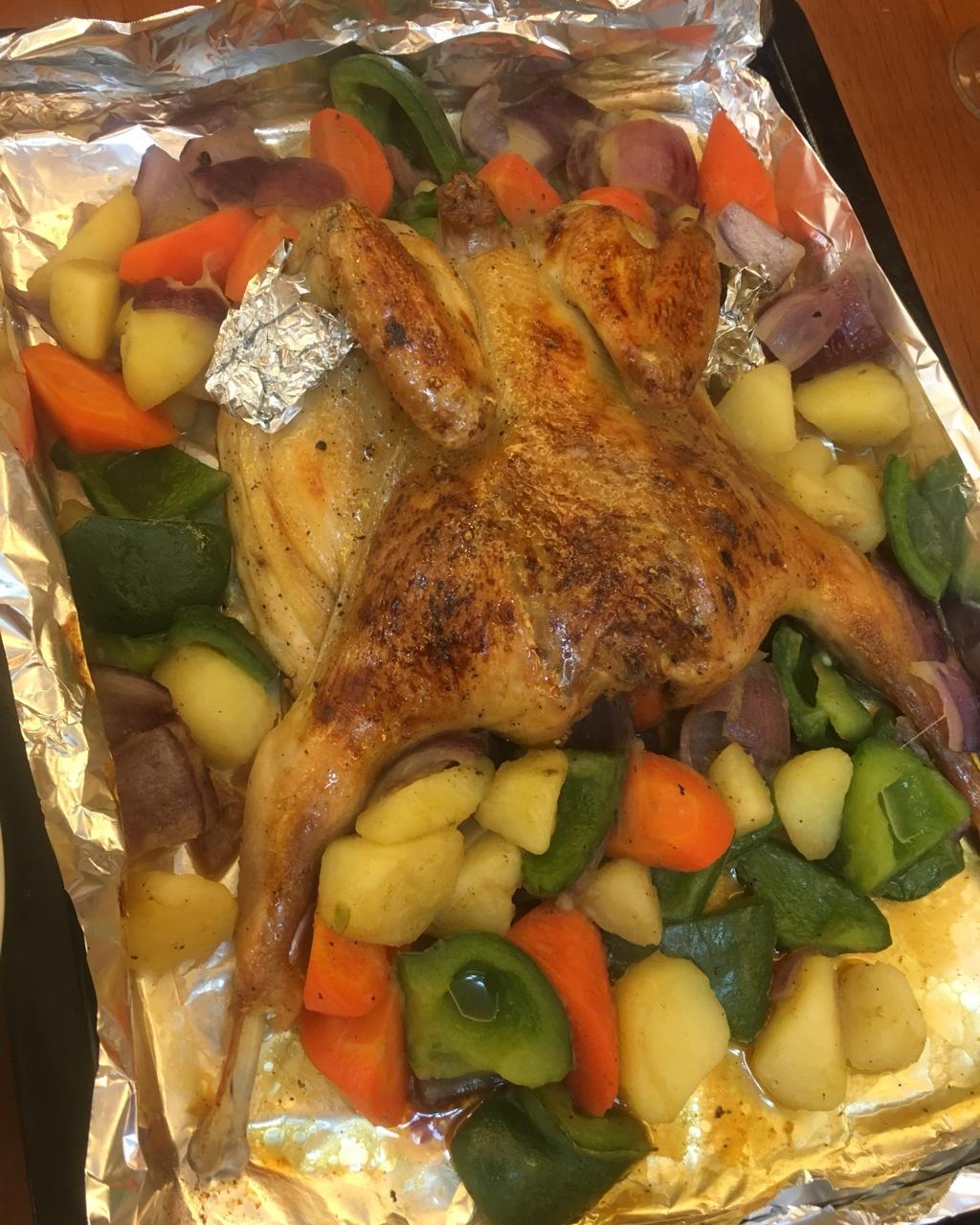 田螺姑娘超级简单不用腌制脆皮烤鸡