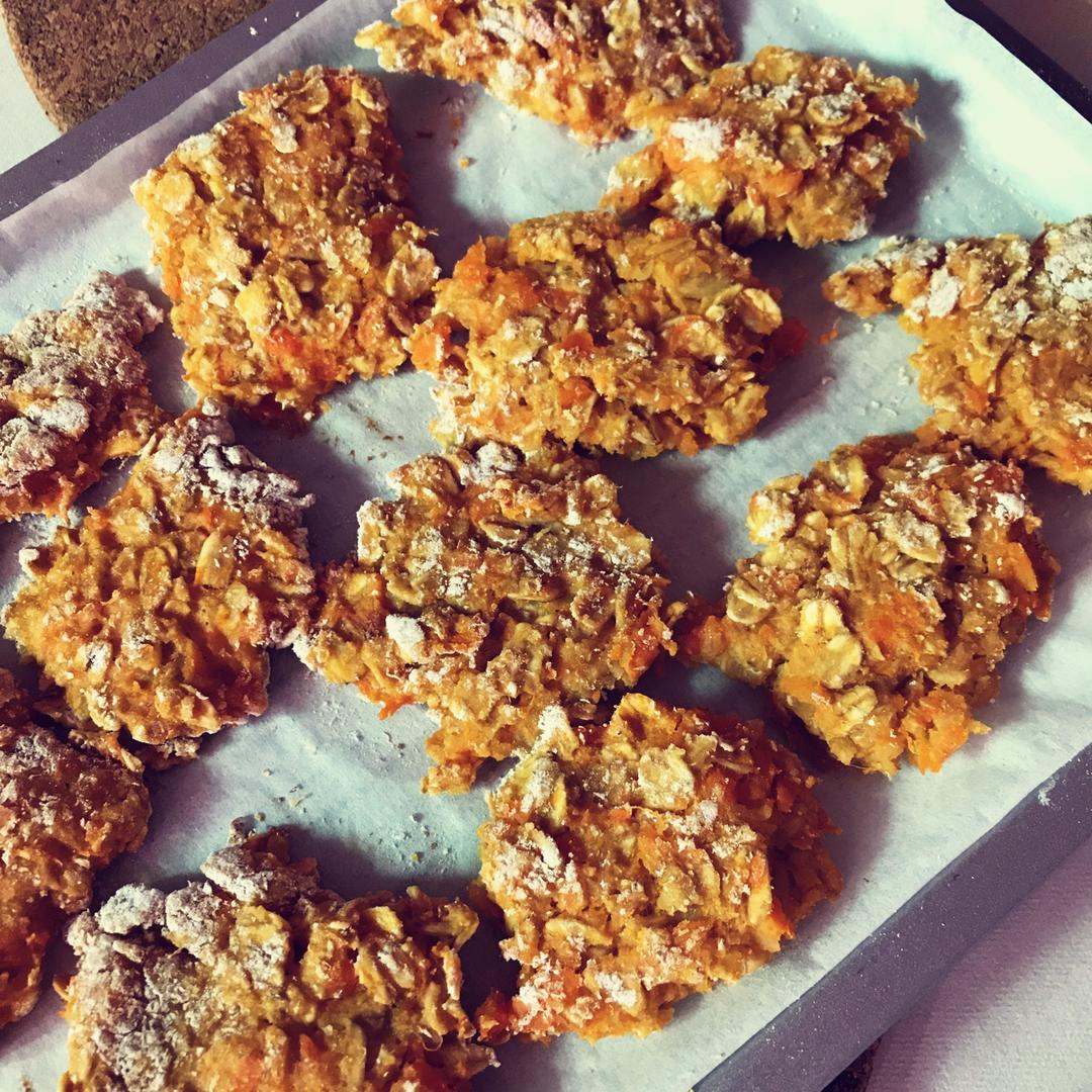 可以减肥的饼干——红薯燕麦葡萄干软饼