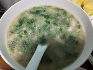 豌豆芋头青菜汤的做法 步骤5