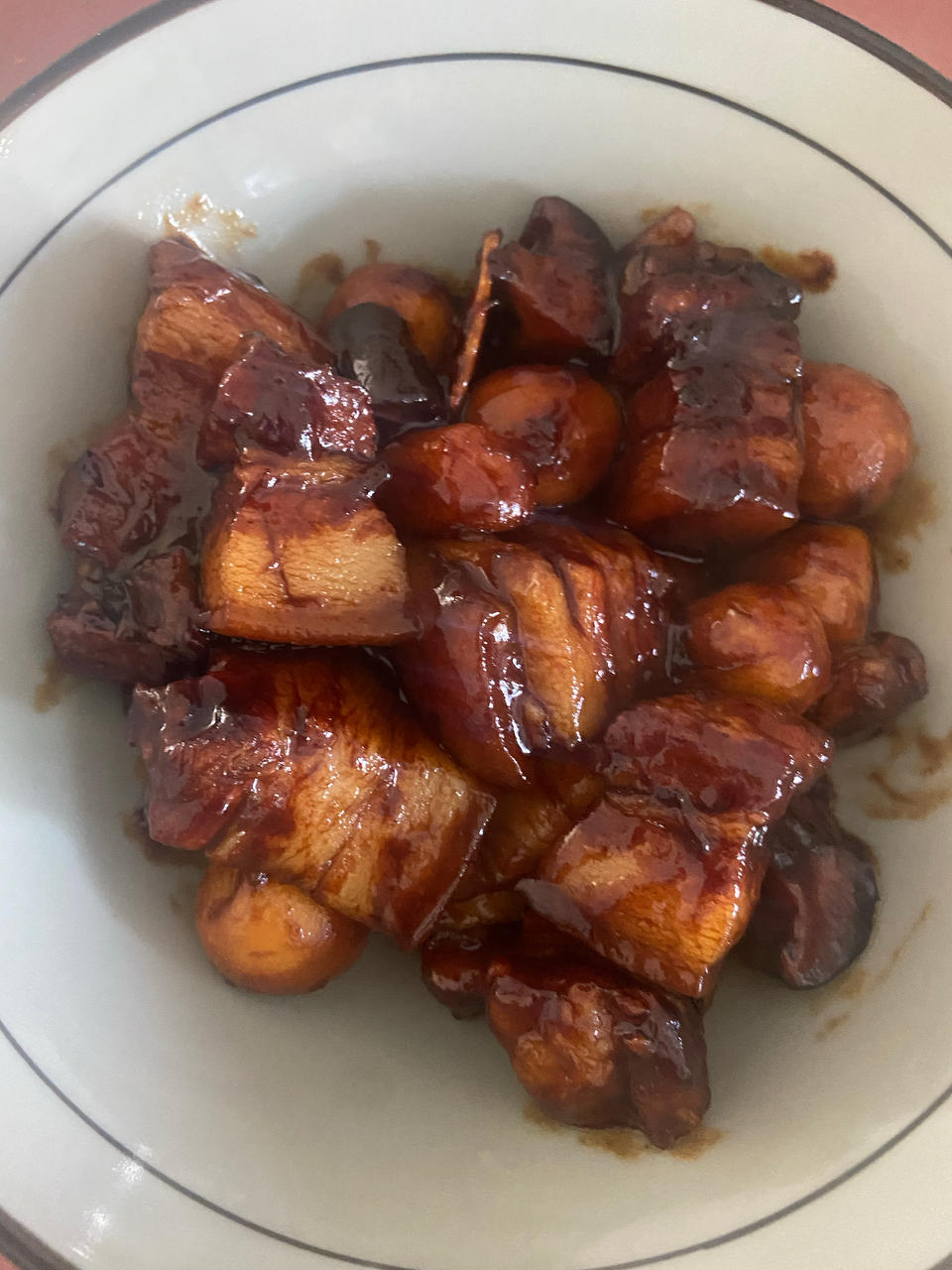 不硬不柴、果味红烧肉