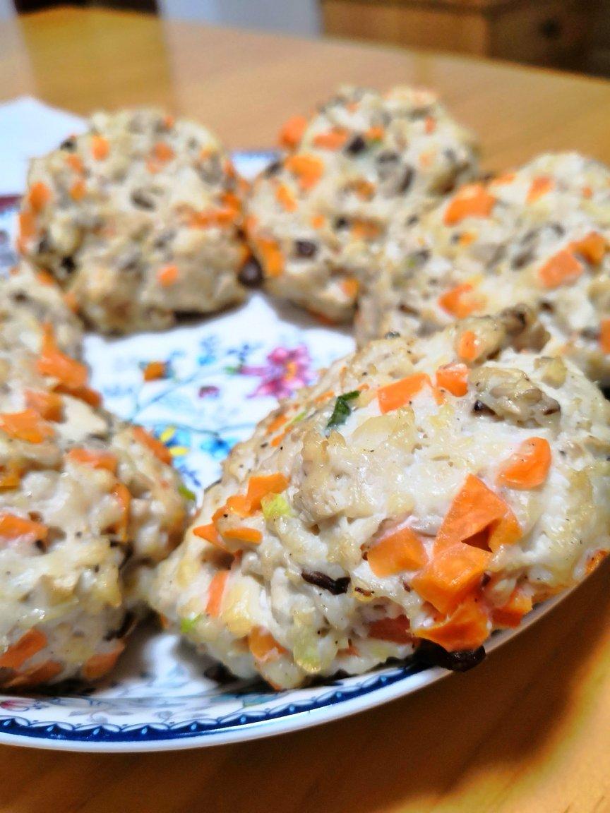 健身必备-鸡胸饼