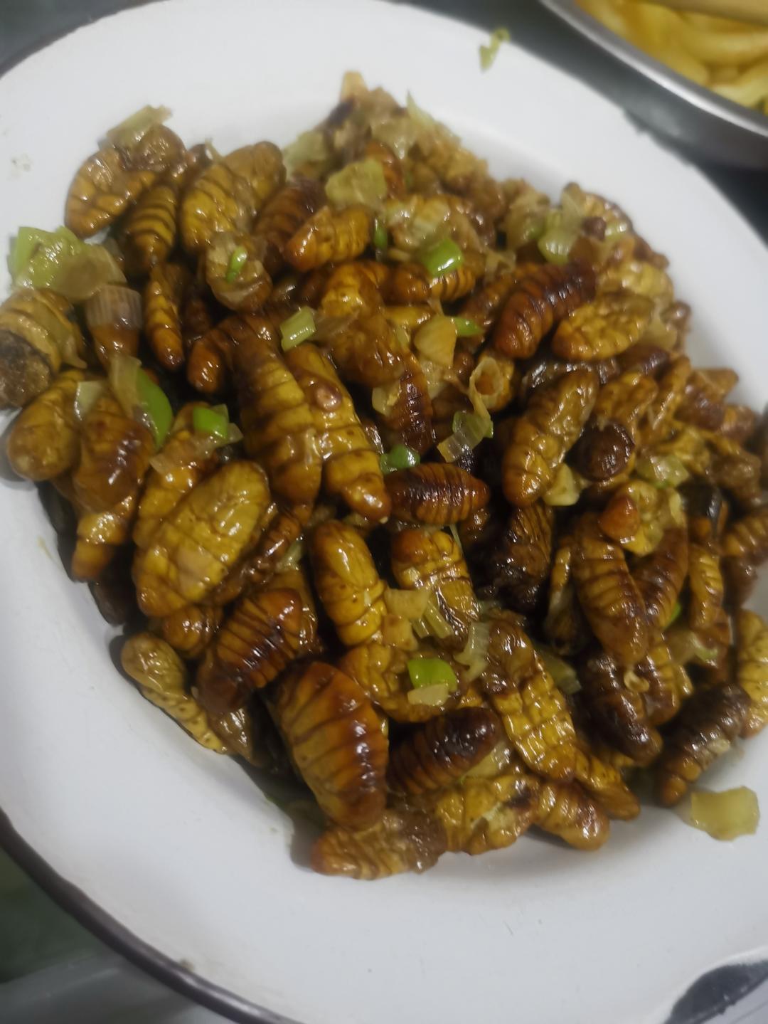 干煸蚕蛹