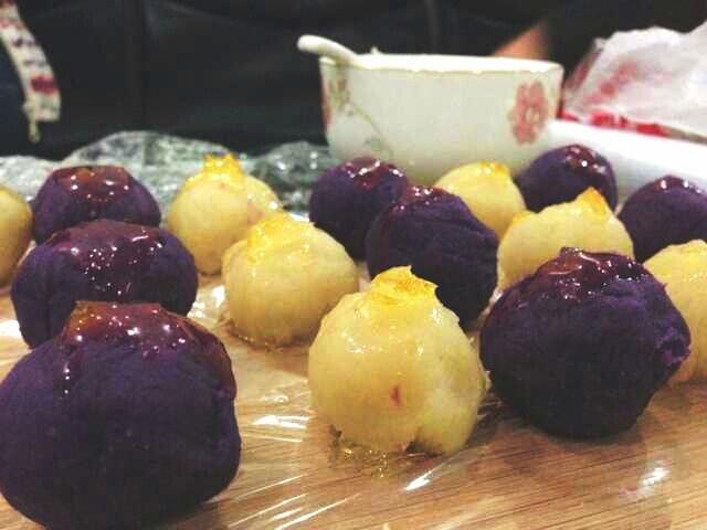 【学生党-电饭煲】紫薯球/马铃薯球的做法