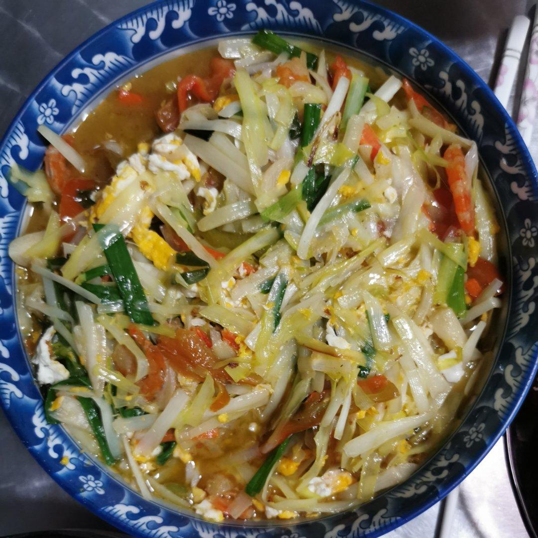 『素炒韭黄』快手下饭菜