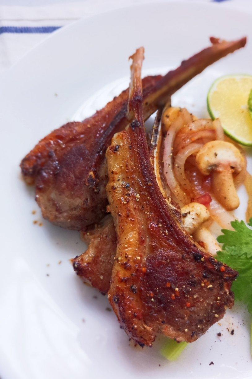 冰小新做的香煎羊排