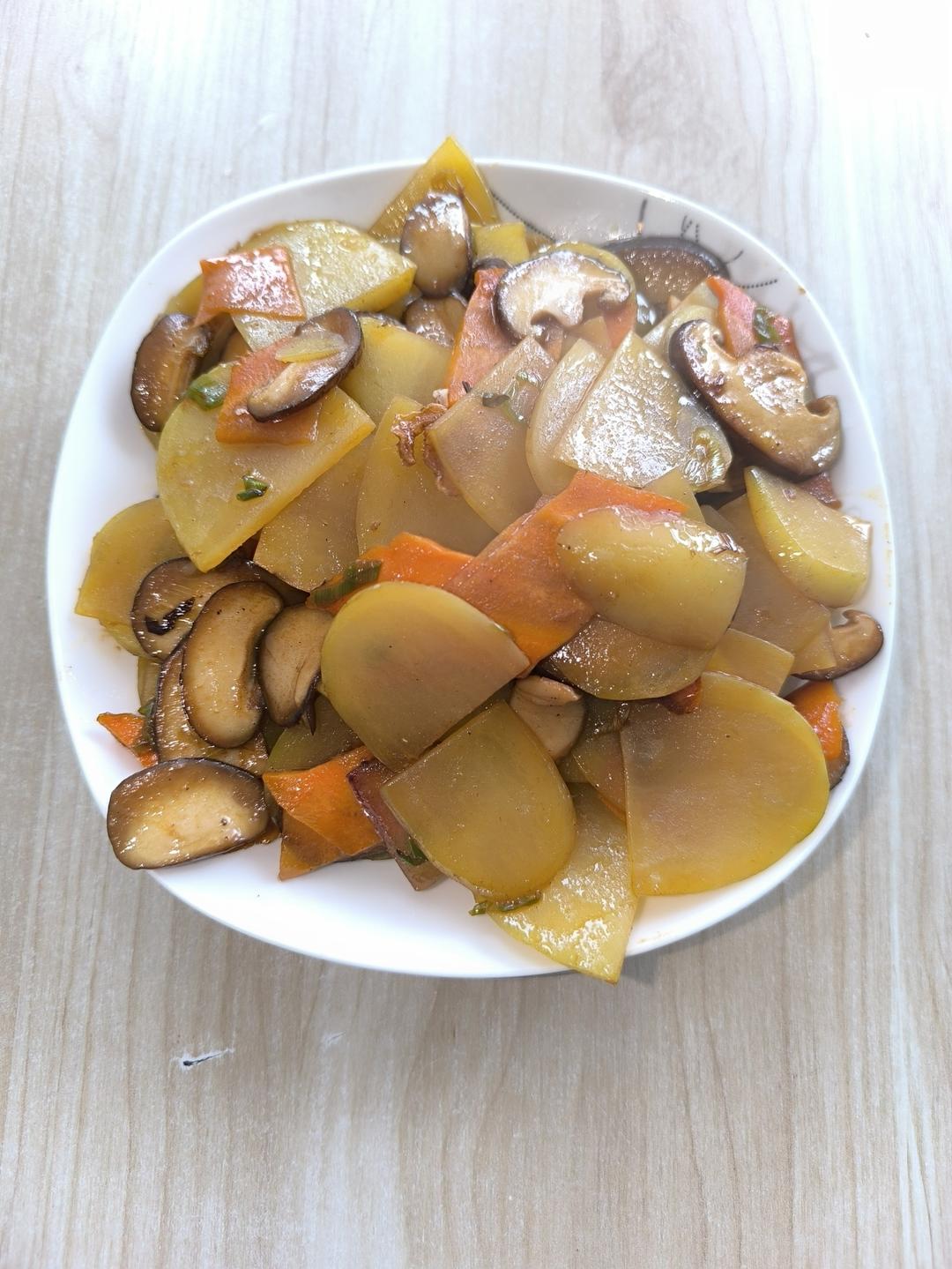 香菇土豆片