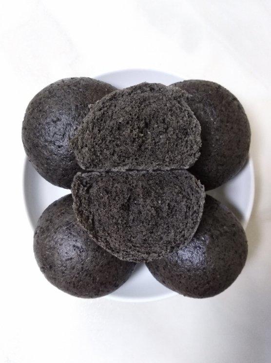 黑芝麻馒头之粗粮馒头2