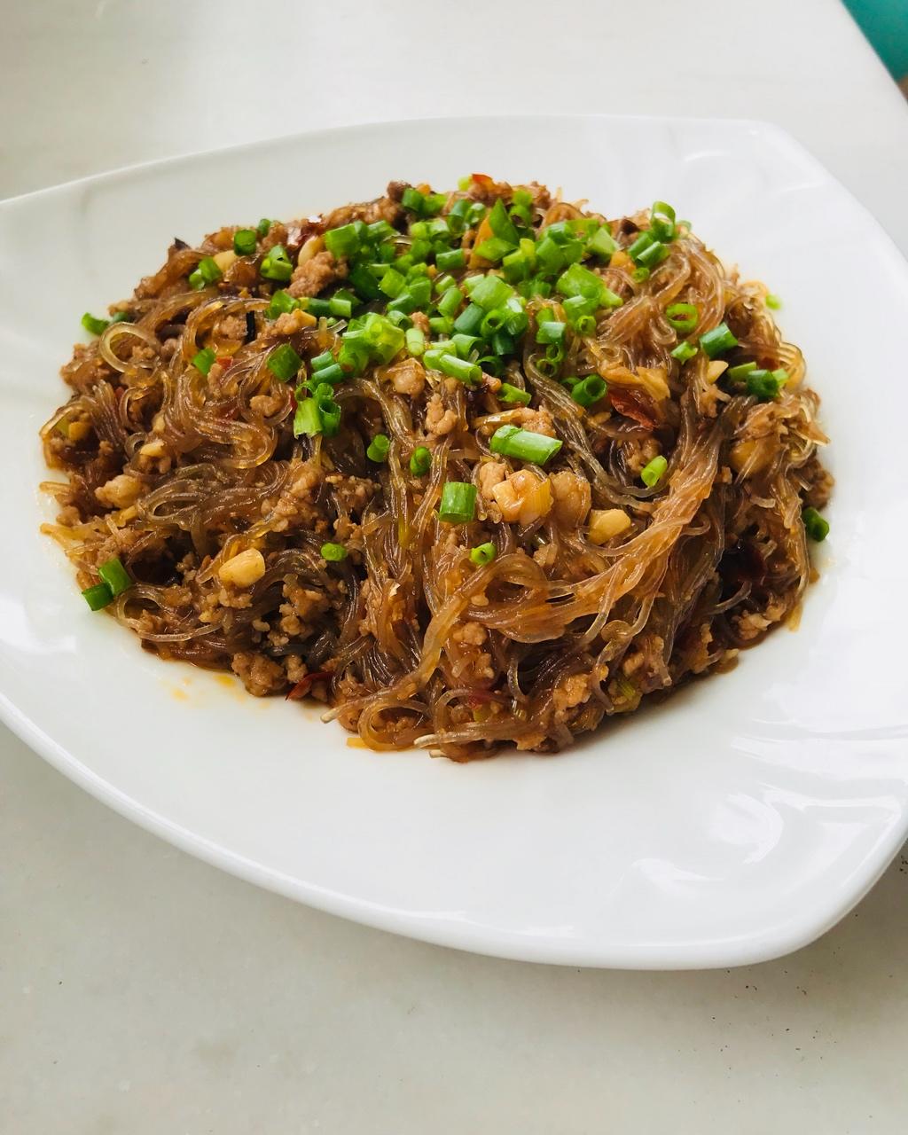 曼殊斐儿hp做的老丁的私房菜蚂蚁上树