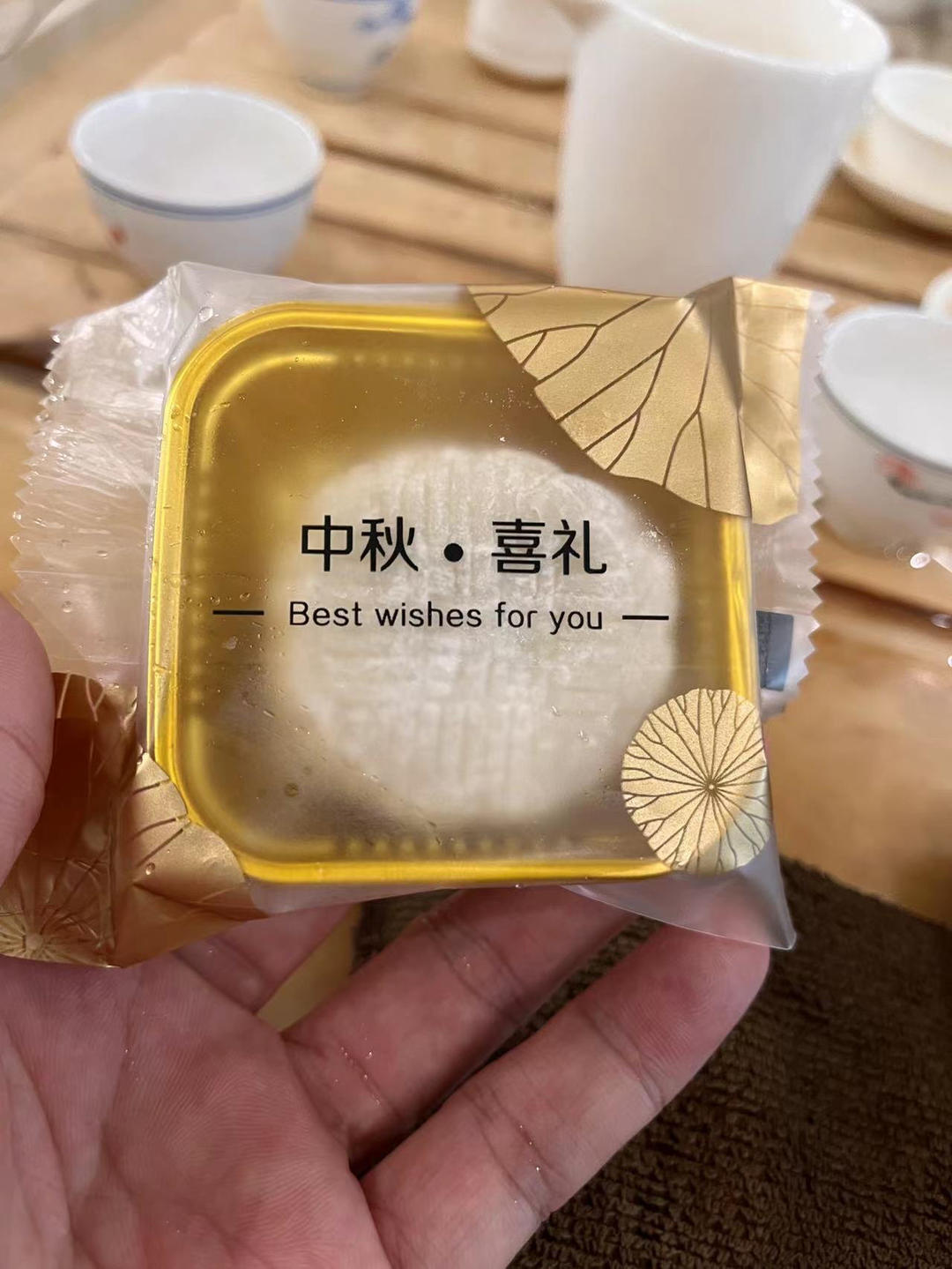猫山王榴莲冰皮月饼，真正的纯榴莲馅