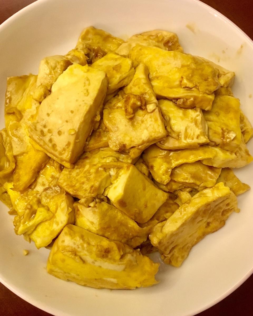 美味蚝油嫩豆腐