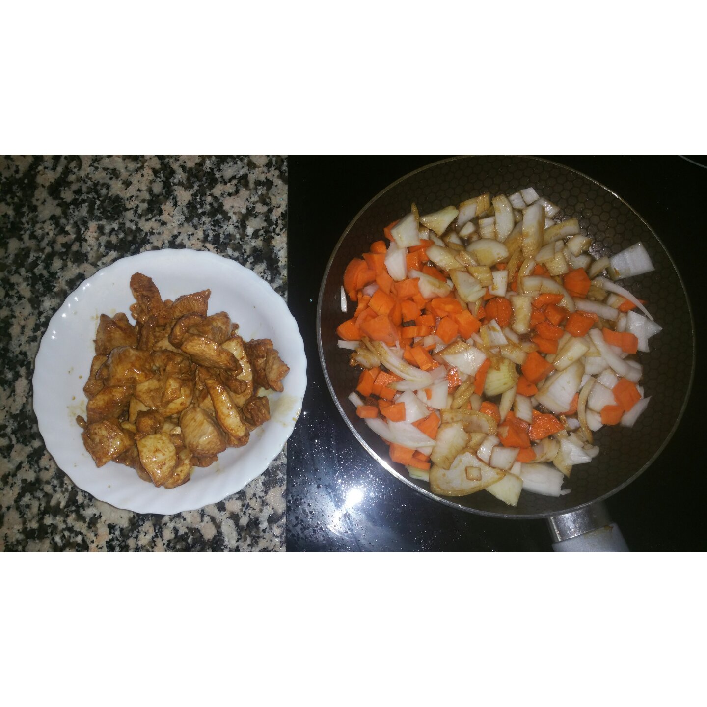 洋葱炒鸡肉