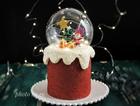 圣诞第三弹－红丝绒水晶球蛋糕