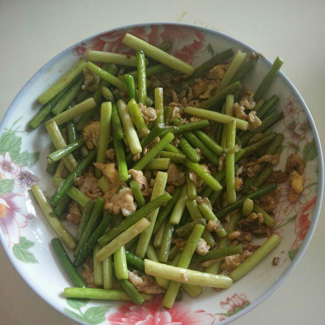 蒜薹炒鸡蛋