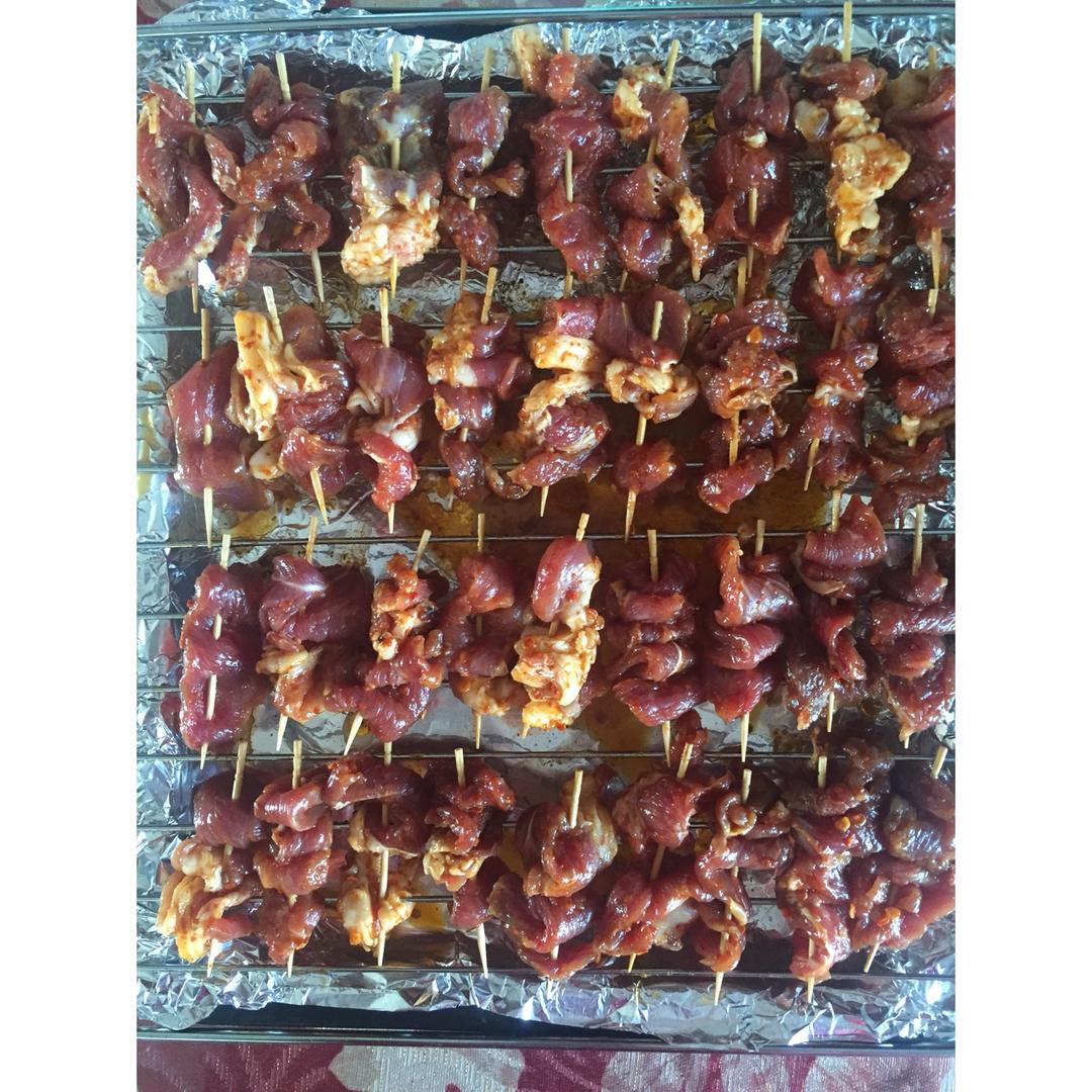 牙签羊肉（烤箱版）