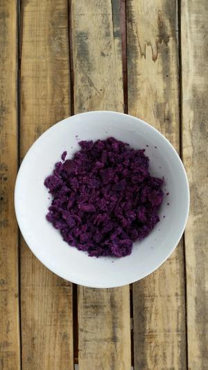 南瓜紫薯花朵发糕的做法 步骤8