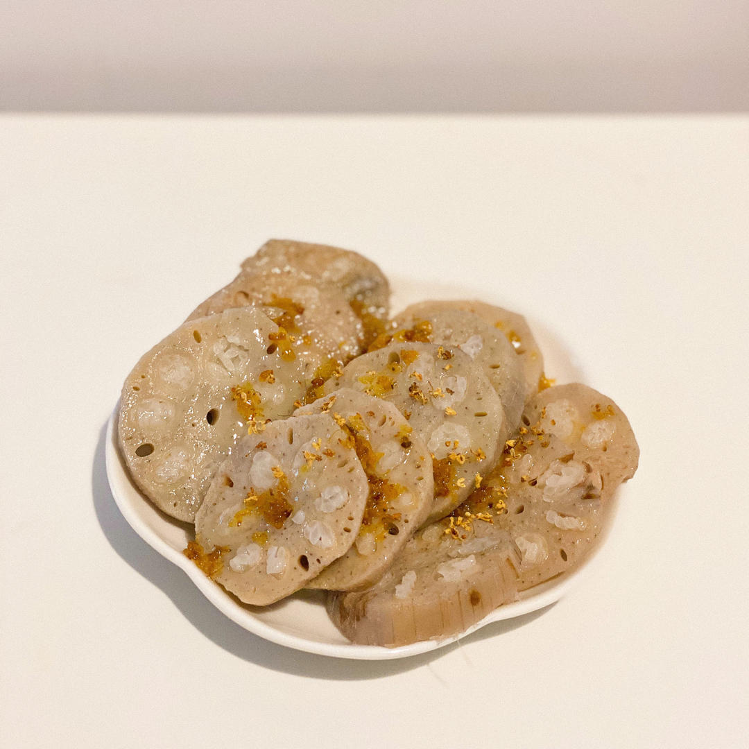 桂花糯米藕【电饭煲简单版】