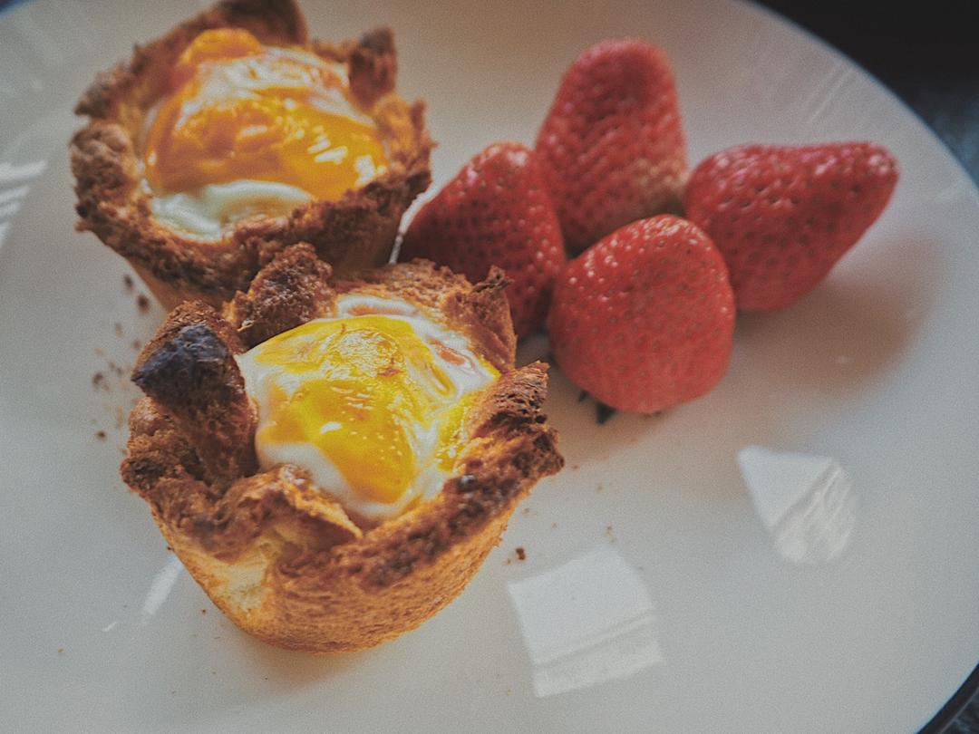 快乐早餐吐司杯