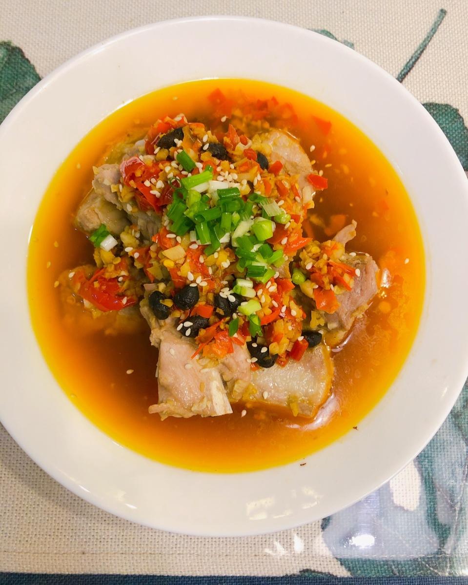 剁椒豆豉蒸排骨