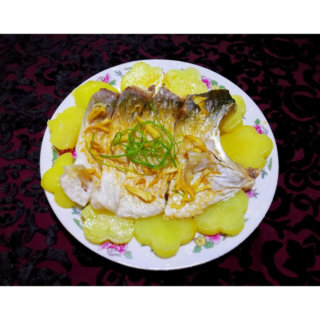 土豆蒸草鱼🐟【轻松蒸美味】