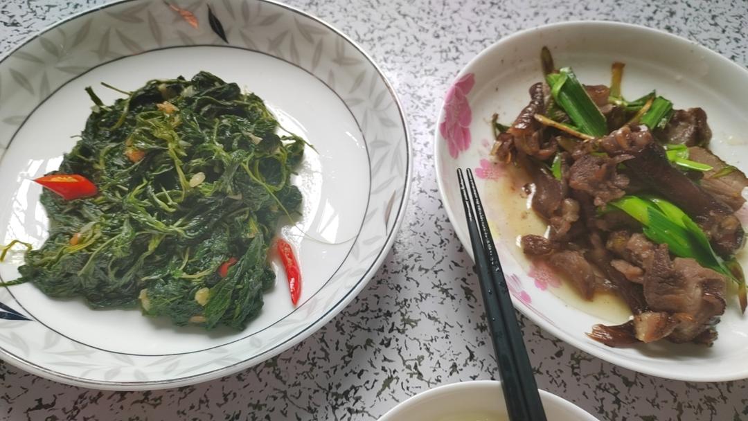 潮汕炒麻叶