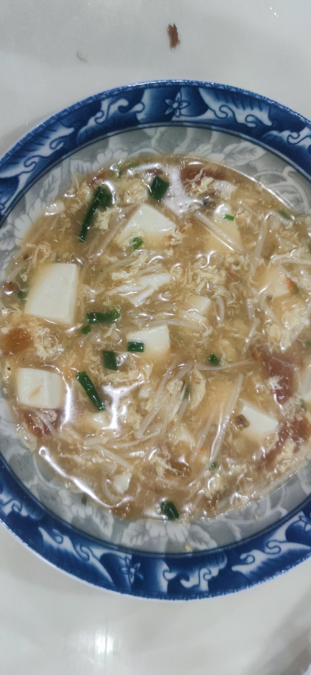 低卡高蛋白番茄金针菇豆腐汤，好喝不发胖