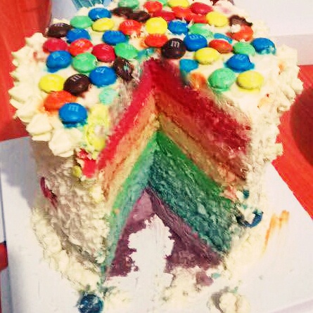 彩虹蛋糕