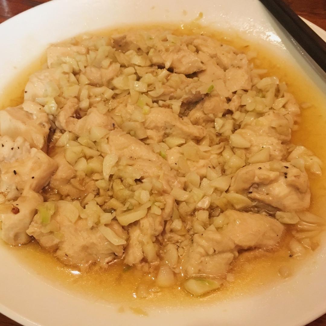 蒜蓉蒸鸡胸（鸡腿）