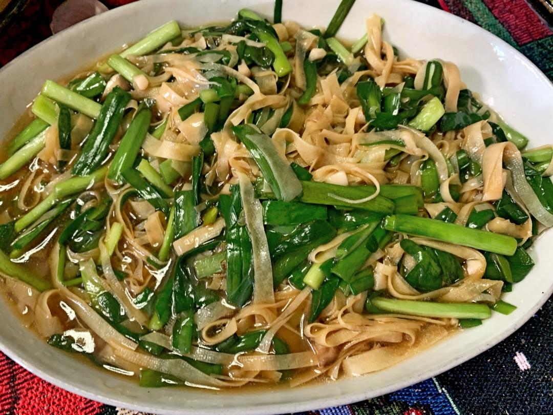 韭菜炒千张豆腐（干丝）