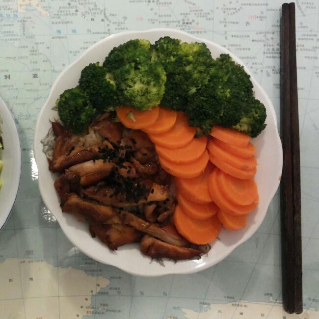 照烧鸡腿饭