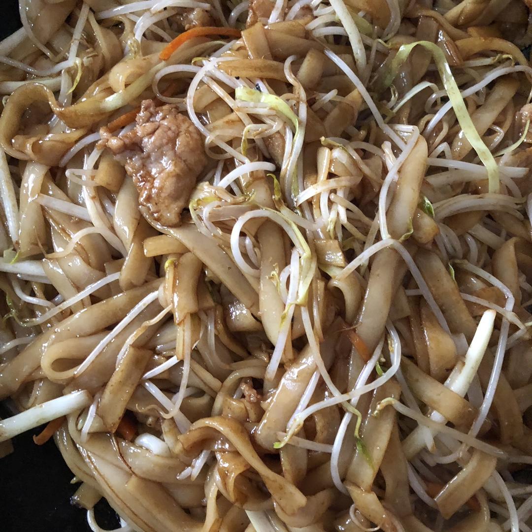 简易炒河粉